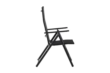 Maggie Vadderad Fällbar Positionsstol utomhus - Svart - Products - Utemöbler & utemiljö - Utestol & trädgårdsstol - Positionsstol