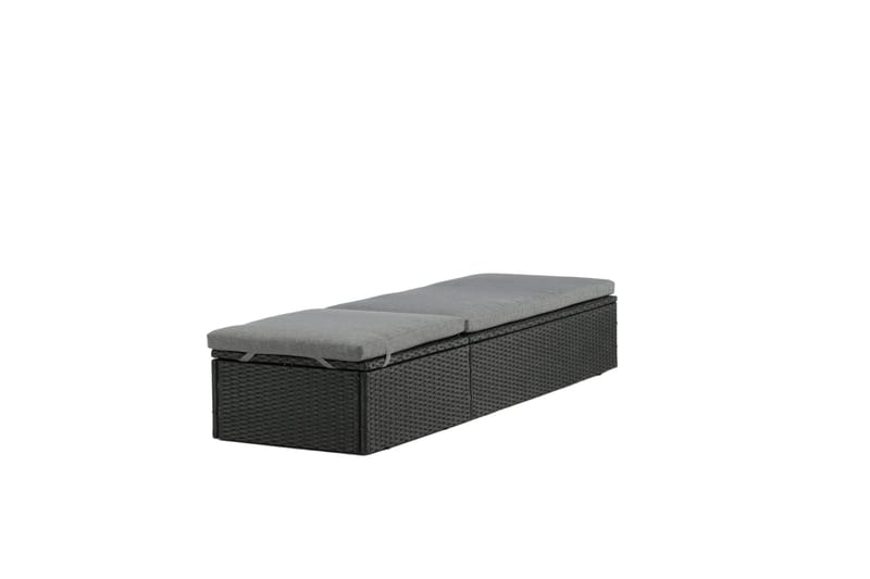 Quad Solsäng - Svart - Products - Utemöbler & utemiljö - Utestol & trädgårdsstol - Solsäng & solvagn