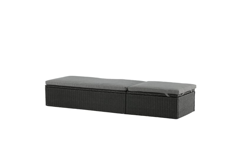 Quad Solsäng - Svart - Products - Utemöbler & utemiljö - Utestol & trädgårdsstol - Solsäng & solvagn