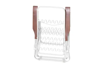 Baden Baden Stol, Orange-blommig 77B - Orange - Products - Utemöbler & utemiljö - Utestol & trädgårdsstol - Solstol - Baden baden stol