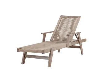 Little John Solstol 200x72 cm - Brun - Products - Utemöbler & utemiljö - Utestol & trädgårdsstol - Solstol