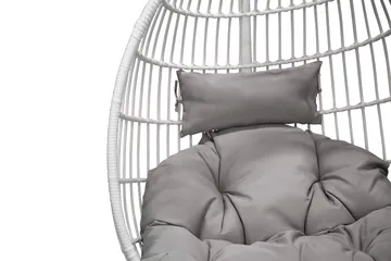 Viga Hängstol Utomhus - Vit/Natur - Products - Utemöbler & utemiljö - Utestol & trädgårdsstol - Hängfåtölj & hängstol utomhus