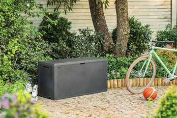 Emila Dynbox - Antracit - Products - Utemöbler & utemiljö - Utomhusförvaring - Dynförvaring - Dynbox & dynlåda