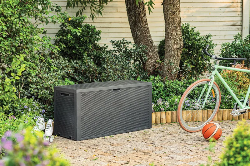 Emila Dynbox - Antracit - Products - Utemöbler & utemiljö - Utomhusförvaring - Dynförvaring - Dynbox & dynlåda