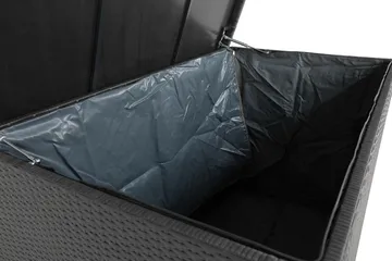 Gigant vattentät dynbox XL utomhus - Dynlåda i konstrotting (B150xD90xH101 cm) - Svart - Products - Utemöbler & utemiljö - Utomhusförvaring - Dynförvaring - Dynbox & dynlåda